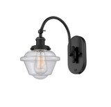 Sconces Single Glass by Innovations ( 405 | 918-1W-BK-G534 Franklin Restoration ) 