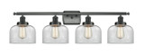 Bathroom Fixtures Four Lights by Innovations ( 405 | 916-4W-BK-G72-LED Ballston Urban ) 
