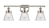Bathroom Fixtures Three Lights by Innovations ( 405 | 916-3W-PN-G64-LED Ballston Urban ) 