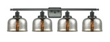 Bathroom Fixtures Four Lights by Innovations ( 405 | 916-4W-BK-G78-LED Ballston Urban ) 