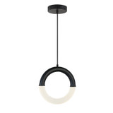 Mini Pendants Cable by Justice Designs ( 102 | ACR-4203-FRST-MBLK Acryluxe ) 