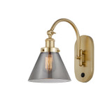 Sconces Single Glass by Innovations ( 405 | 918-1W-SG-G43-LED Franklin Restoration ) 