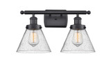 Bathroom Fixtures Two Lights by Innovations ( 405 | 916-2W-BK-G44-LED Ballston Urban ) 