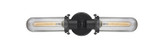 Bathroom Fixtures Two Lights by Innovations ( 405 | 900-2W-BK-CE228-BK-CL Austere ) 