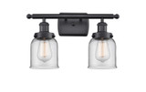 Bathroom Fixtures Two Lights by Innovations ( 405 | 916-2W-BK-G52-LED Ballston Urban ) 
