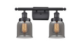 Bathroom Fixtures Two Lights by Innovations ( 405 | 916-2W-BK-G53-LED Ballston Urban ) 