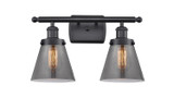 Bathroom Fixtures Two Lights by Innovations ( 405 | 916-2W-BK-G63-LED Ballston Urban ) 