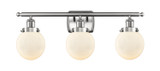 Bathroom Fixtures Three Lights by Innovations ( 405 | 916-3W-SN-G201-6-LED Ballston Urban ) 