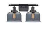 Bathroom Fixtures Two Lights by Innovations ( 405 | 916-2W-BK-G73 Ballston Urban ) 