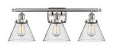 Bathroom Fixtures Three Lights by Innovations ( 405 | 916-3W-SN-G44-LED Ballston Urban ) 