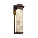 Exterior Wall Mount by Justice Designs ( 102 | ALR-7544W-DBRZ Alabaster Rocks ) 