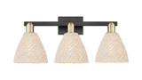Bathroom Fixtures Three Lights by Innovations ( 405 | 716-3W-BAB-NBD-75-NAT Arcadia ) 