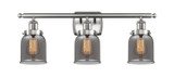 Bathroom Fixtures Three Lights by Innovations ( 405 | 916-3W-SN-G53 Ballston Urban ) 