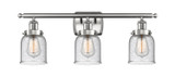 Bathroom Fixtures Three Lights by Innovations ( 405 | 916-3W-SN-G54-LED Ballston Urban ) 