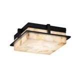 Exterior Ceiling Mount by Justice Designs ( 102 | ALR-7560W-MBLK Alabaster Rocks ) 