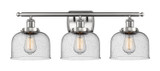 Bathroom Fixtures Three Lights by Innovations ( 405 | 916-3W-SN-G74-LED Ballston Urban ) 