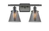 Bathroom Fixtures Two Lights by Innovations ( 405 | 916-2W-OB-G63-LED Ballston Urban ) 