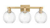 Bathroom Fixtures Three Lights by Innovations ( 405 | 716-3W-BB-G458-7CL Arcadia ) 