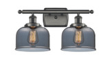 Bathroom Fixtures Two Lights by Innovations ( 405 | 916-2W-OB-G73-LED Ballston Urban ) 