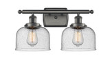 Bathroom Fixtures Two Lights by Innovations ( 405 | 916-2W-OB-G74-LED Ballston Urban ) 