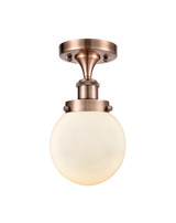 Semi-Flush Mts. Glass Down by Innovations ( 405 | 916-1C-AC-G201-6-LED Ballston Urban ) 