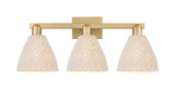 Bathroom Fixtures Three Lights by Innovations ( 405 | 716-3W-BB-NBD-75-NAT Arcadia ) 