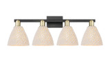 Bathroom Fixtures Four Lights by Innovations ( 405 | 716-4W-BAB-NBD-75-NAT Arcadia ) 