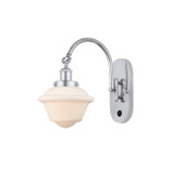 Sconces Single Glass by Innovations ( 405 | 918-1W-PC-G531-LED Franklin Restoration ) 