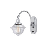 Sconces Single Glass by Innovations ( 405 | 918-1W-PC-G532 Franklin Restoration ) 