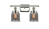 Bathroom Fixtures Two Lights by Innovations ( 405 | 916-2W-PN-G53-LED Ballston Urban ) 