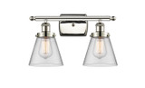 Bathroom Fixtures Two Lights by Innovations ( 405 | 916-2W-PN-G62-LED Ballston Urban ) 