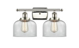 Bathroom Fixtures Two Lights by Innovations ( 405 | 916-2W-PN-G72 Ballston Urban ) 