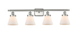 Bathroom Fixtures Four Lights by Innovations ( 405 | 916-4W-SN-G61-LED Ballston Urban ) 