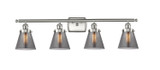 Bathroom Fixtures Four Lights by Innovations ( 405 | 916-4W-SN-G63-LED Ballston Urban ) 