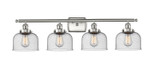 Bathroom Fixtures Four Lights by Innovations ( 405 | 916-4W-SN-G74-LED Ballston Urban ) 