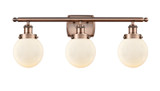 Bathroom Fixtures Three Lights by Innovations ( 405 | 916-3W-AC-G201-6 Ballston Urban ) 