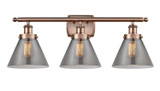 Bathroom Fixtures Three Lights by Innovations ( 405 | 916-3W-AC-G43-LED Ballston Urban ) 