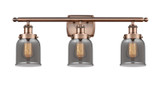 Bathroom Fixtures Three Lights by Innovations ( 405 | 916-3W-AC-G53-LED Ballston Urban ) 