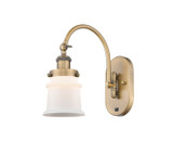 Sconces Single Glass by Innovations ( 405 | 918-1W-BB-G181S-LED Franklin Restoration ) 