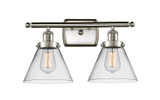 Bathroom Fixtures Two Lights by Innovations ( 405 | 916-2W-SN-G42-LED Ballston Urban ) 