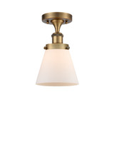 Semi-Flush Mts. Glass Down by Innovations ( 405 | 916-1C-BB-G61-LED Ballston Urban ) 