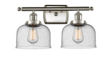 Bathroom Fixtures Two Lights by Innovations ( 405 | 916-2W-SN-G74-LED Ballston Urban ) 