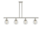 Linear/Island 4 Light + by Innovations ( 405 | 916-4I-PN-G202-6-LED Ballston Urban ) 
