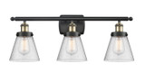 Bathroom Fixtures Three Lights by Innovations ( 405 | 916-3W-BAB-G64-LED Ballston Urban ) 