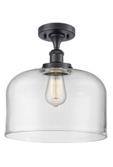 Semi-Flush Mts. Glass Down by Innovations ( 405 | 916-1C-BK-G72-L-LED Ballston Urban ) 