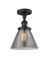 Semi-Flush Mts. Glass Down by Innovations ( 405 | 916-1C-OB-G43-LED Ballston Urban ) 