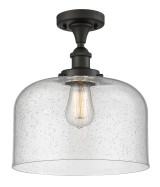 Semi-Flush Mts. Glass Down by Innovations ( 405 | 916-1C-OB-G74-L-LED Ballston Urban ) 