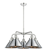 Mid. Chandeliers Metal Shade by Innovations ( 405 | 916-5CR-PC-M10-PC Ballston Urban ) 