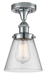 Semi-Flush Mts. Glass Down by Innovations ( 405 | 916-1C-PC-G64 Ballston Urban ) 