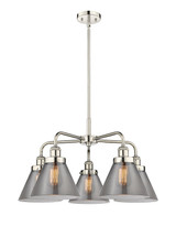 Mid. Chandeliers Glass Down by Innovations ( 405 | 916-5CR-PN-G43 Ballston Urban ) 